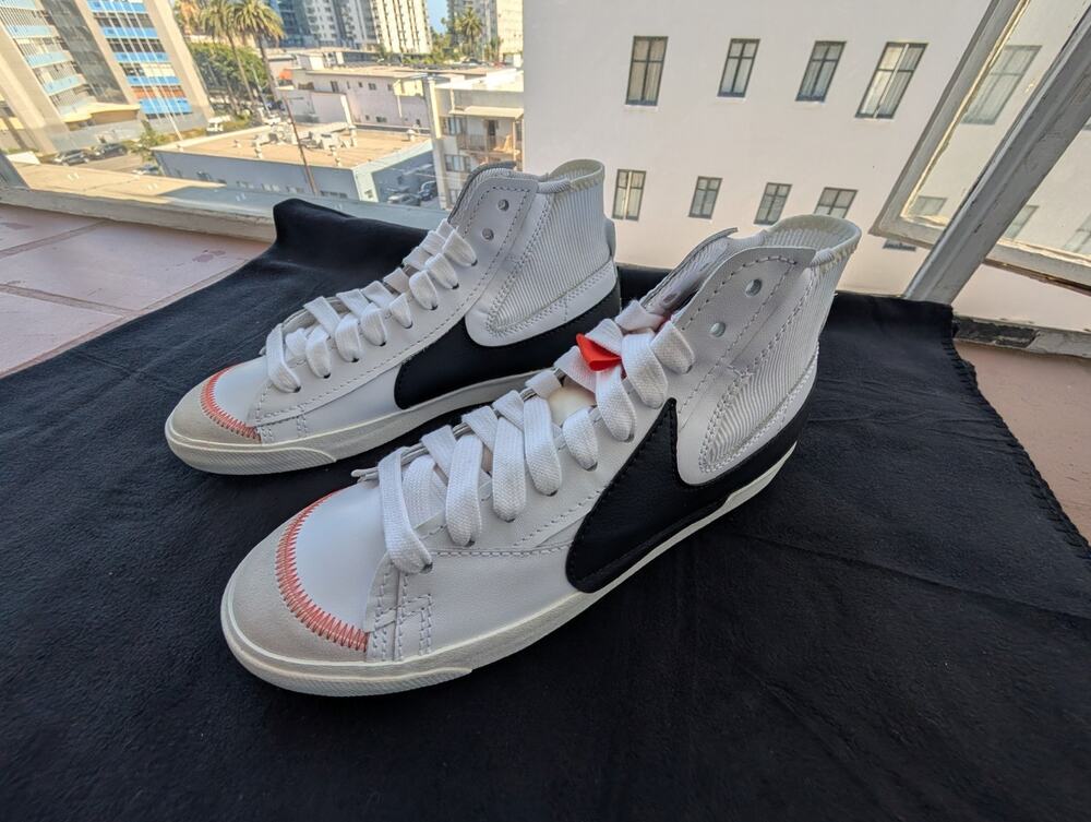 Nike Blazer '77 Jumbo Mid White Black Men's Size 13